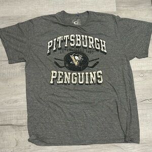 Retro Pittsburgh Penguins G3 Hockey NHL Cotton T-Shirt Men’s XL TShirt